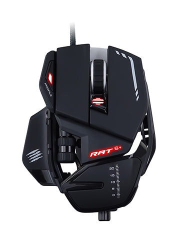 MAD CATZ R.A.T. 6+ BLACK Programmable Gaming Mouse