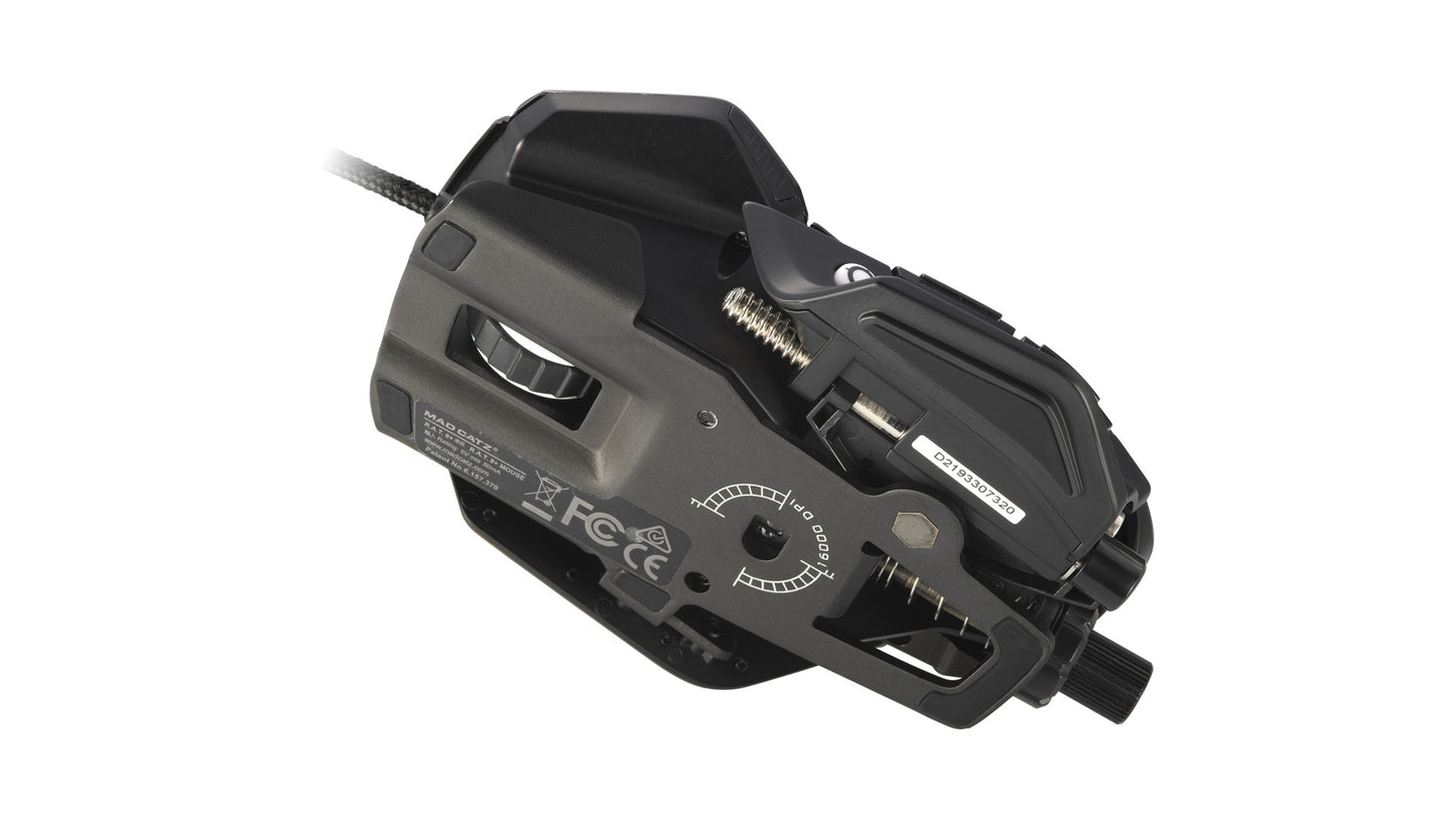 MAD CATZ R.A.T. 8+ BLACK Fully Adjustable Gaming Mouse - 16000DPI - Programmable
