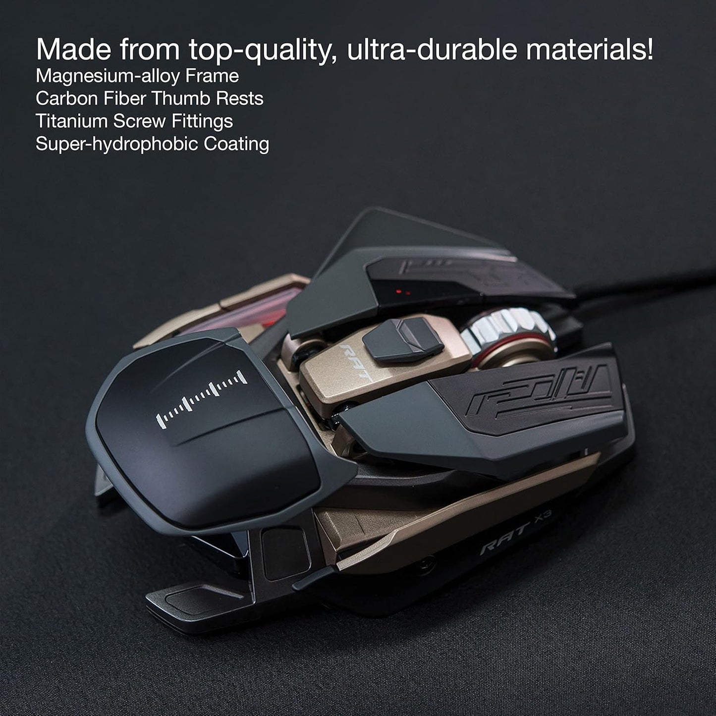 MAD CATZ R.A.T. PRO X3 Fully Customizable Optical Gaming Mouse