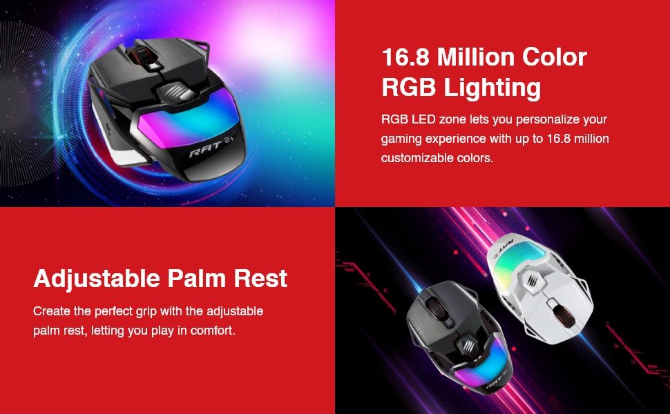 MAD CATZ R.A.T. 2+67g Lightweight Gaming Mouse