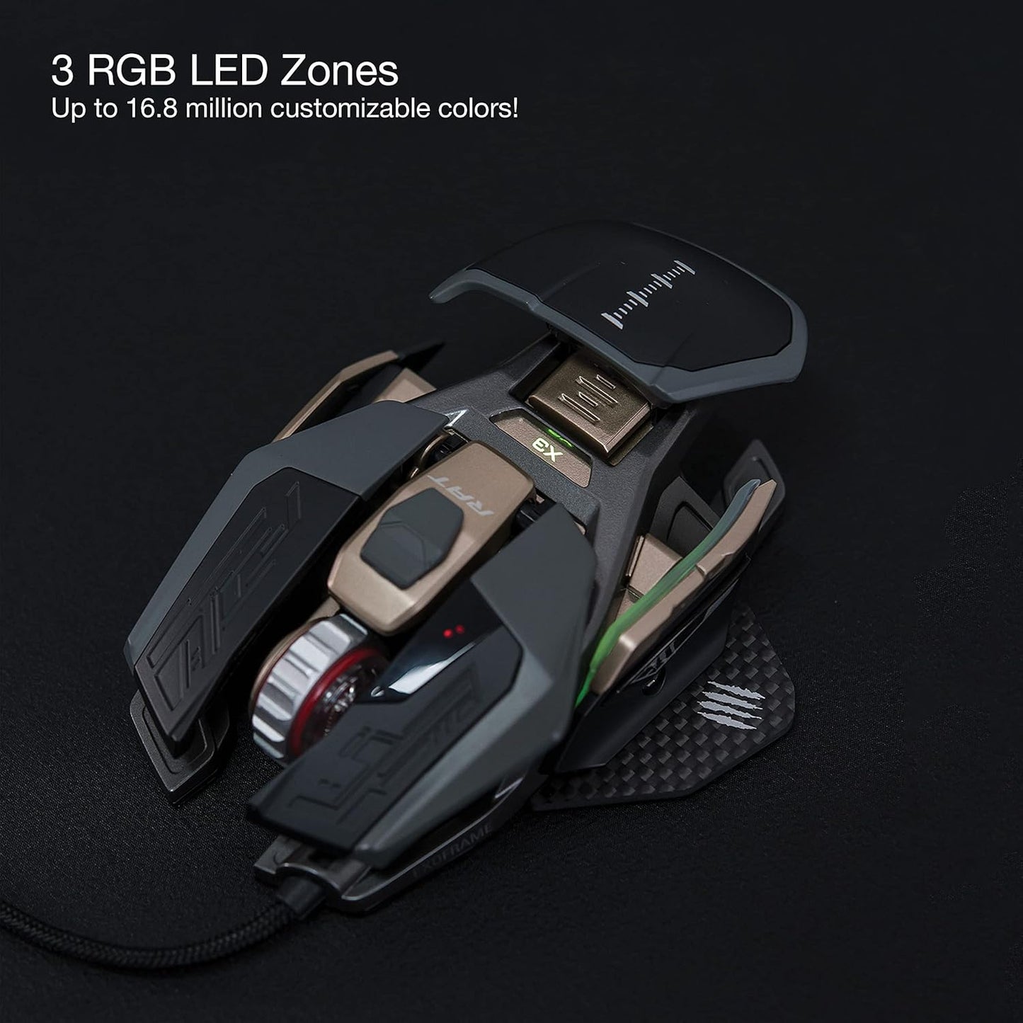 MAD CATZ R.A.T. PRO X3 Fully Customizable Optical Gaming Mouse