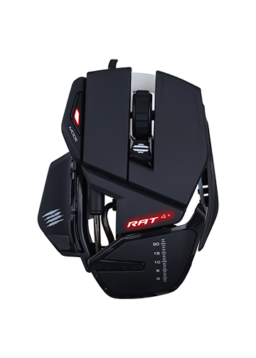 MAD CATZ R.A.T. 4+ BLACK Optical Gaming Mouse