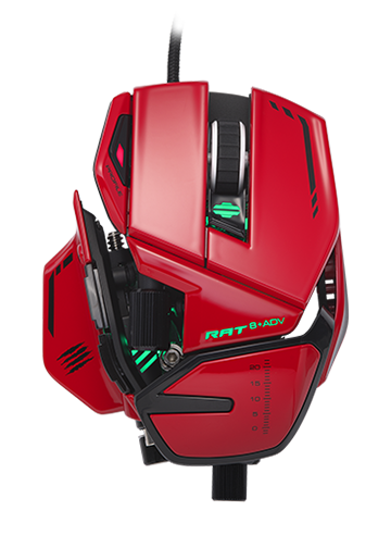 MAD CATZ R.A.T. 8+ ADV Highly Customizable Optical Gaming Mouse