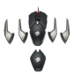 Mad Catz B.A.T. 6+ Ambidextrous Gaming Mouse with 16K DPI Sensor DAKOTA 60M Clicks  - Wired - Black